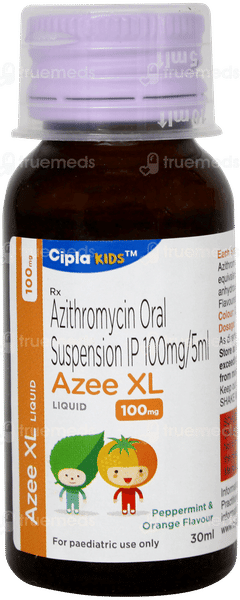 Azee Xl 100mg Peppermint & Orange Flavour Liquid 30ml