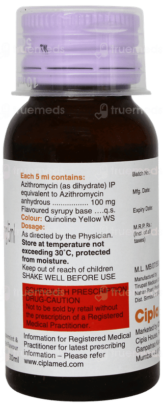 Azee Xl 100mg Peppermint & Orange Flavour Liquid 30ml