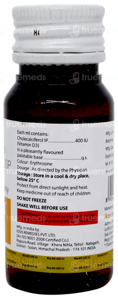 Rio D3 400iu Solution 30ml