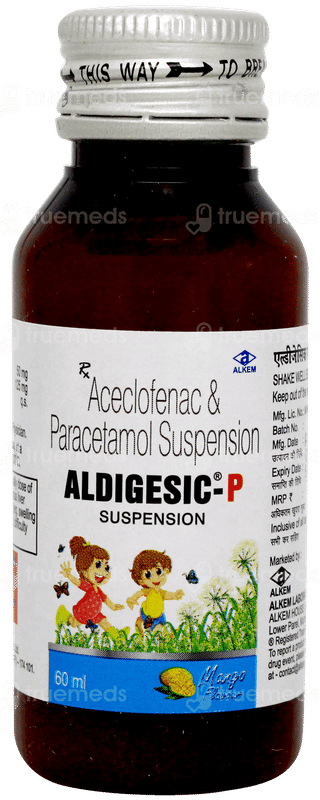 Aldigesic P Mango Flavour Suspension 60ml