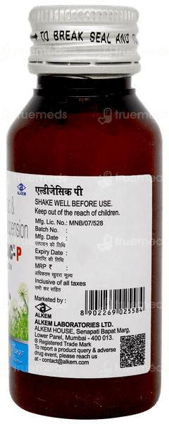 Aldigesic P Mango Flavour Suspension 60ml