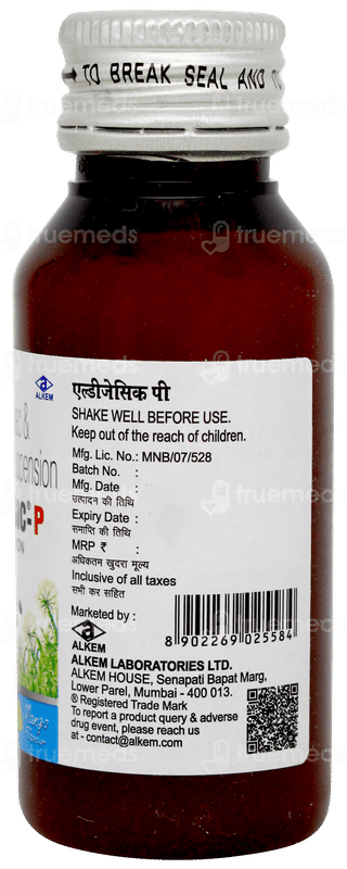 Aldigesic P Mango Flavour Suspension 60ml