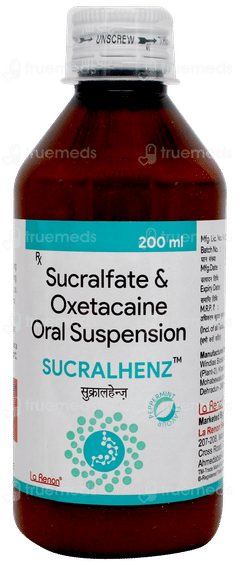 Sucralhenz Peppermint Flavour Suspension 200ml Sucralhenz Peppermint Flavour Suspension 200ml