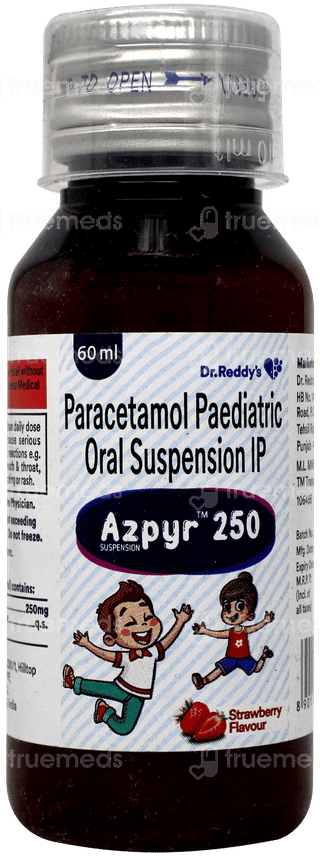 Azpyr 250 Strawberry Flavour Suspension 60Ml