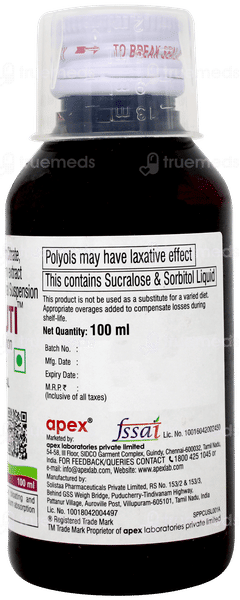 Clear Uti Sugar Free Suspension 100ml