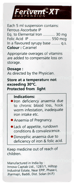 Ferivent Xt Suspension 150ml