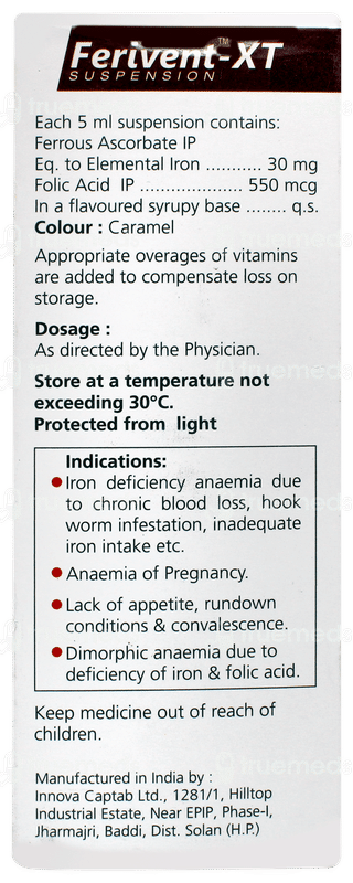 Ferivent Xt Suspension 150ml