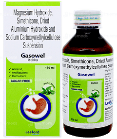Gasowel Mint Flavour Sugar Free Suspension 170ml Gasowel Mint Flavour Sugar Free Suspension 170ml