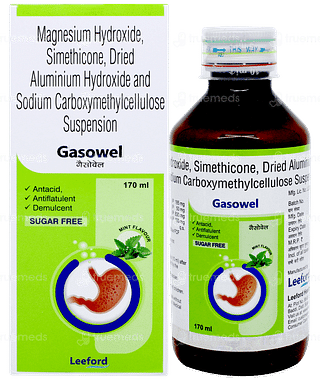 Gasowel Mint Flavour Sugar Free Suspension 170ml