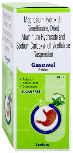 Gasowel Mint Flavour Sugar Free Suspension 170ml