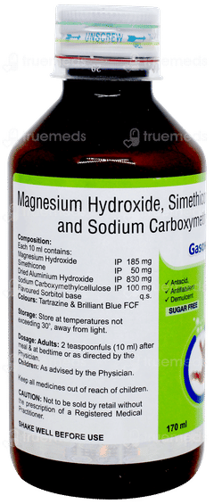 Gasowel Mint Flavour Sugar Free Suspension 170ml