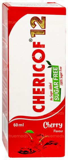 Chericof 12 Cherry Flavour Sugar Free Suspension 60ml