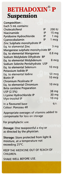 Bethadoxin P Mix Fruit Flavour Suspension 100ml