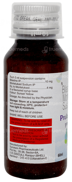 Prulastin M Mango Flavour Suspension 60ml