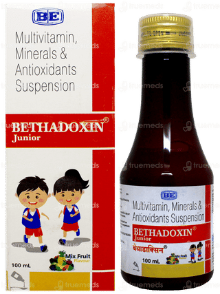 Bethadoxin Junior Mix Fruit Flavour Suspension 100Ml