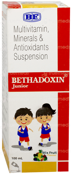 Bethadoxin Junior Mix Fruit Flavour Suspension 100Ml