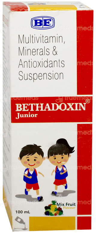 Bethadoxin Junior Mix Fruit Flavour Suspension 100Ml