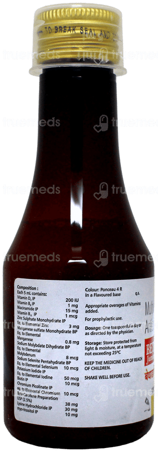 Bethadoxin Junior Mix Fruit Flavour Suspension 100Ml