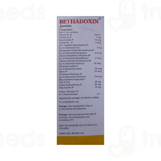 Bethadoxin Junior Mix Fruit Flavour Suspension 100ml