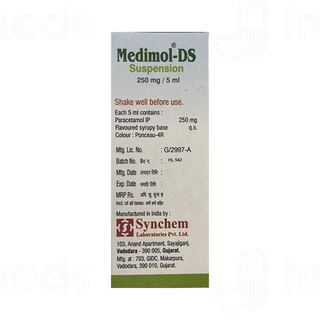 Medimol Ds Suspension 60Ml