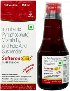 Softeron Gold New Strawberry Flavour Suspension 150ml