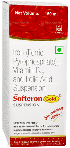 Softeron Gold New Strawberry Flavour Suspension 150ml