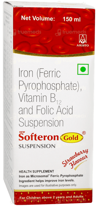 Softeron Gold New Strawberry Flavour Suspension 150ml
