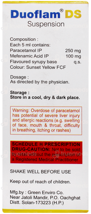 Duoflam Ds Mango Flavour Suspension 60ml