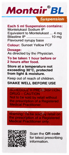 Montair Bl Mango Flavour Suspension 60ml