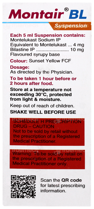 Montair Bl Mango Flavour Suspension 60ml