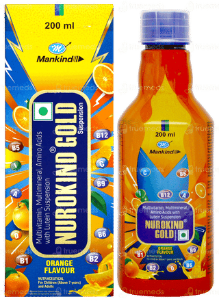 Nurokind Gold Orange Flavour Suspension 200ml