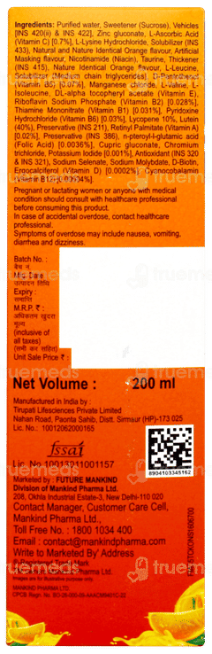 Nurokind Gold Orange Flavour Suspension 200ml