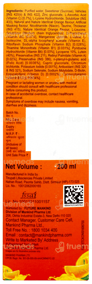 Nurokind Gold Orange Flavour Suspension 200ml