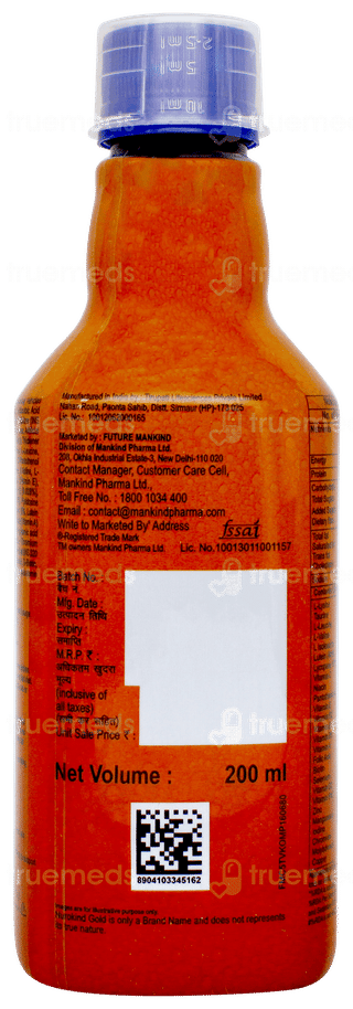 Nurokind Gold Orange Flavour Suspension 200ml