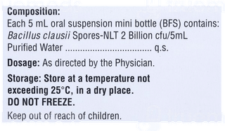 Sporlac 2b 10 Mini Bottles Of 5ml Suspension