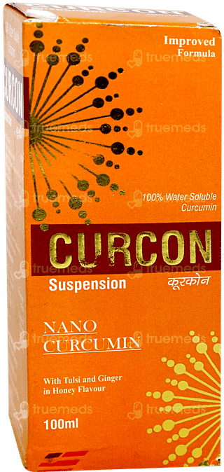 Curcon Improved Formula With Tulsi And Ginger In Honey Flavour Suspension 100ml