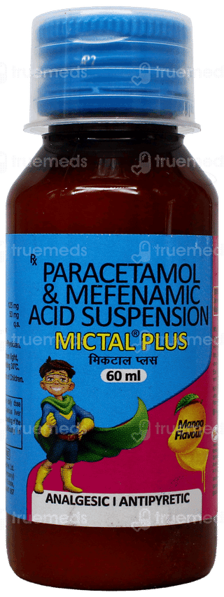 Mictal Plus Mango Flavour Suspension 60Ml