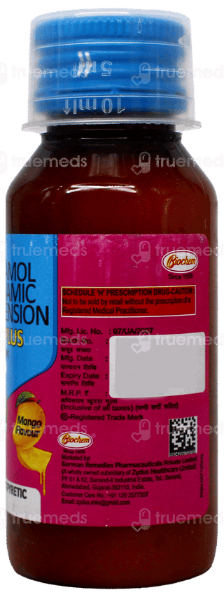 Mictal Plus Mango Flavour Suspension 60Ml
