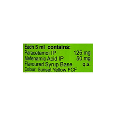 Meftagesic P Mango Flavour Suspension 100Ml Meftagesic P Mango Flavour Suspension 100Ml