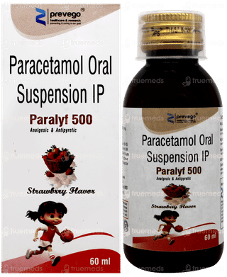 Paralyf 500 Strawberry Flavor Suspension 60ml
