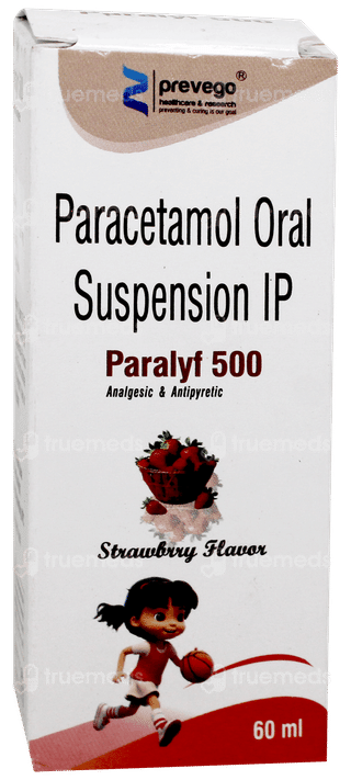 Paralyf 500 Strawberry Flavor Suspension 60ml