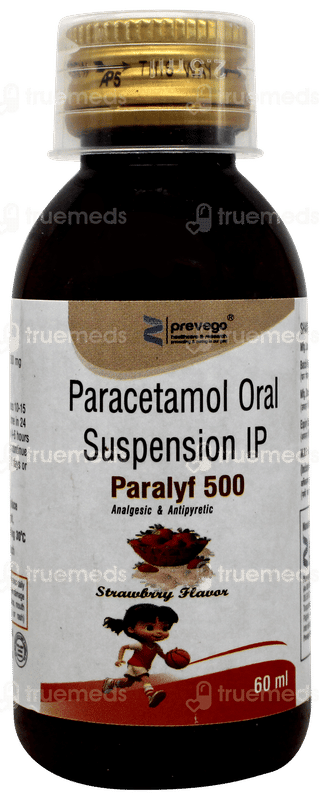 Paralyf 500 Strawberry Flavor Suspension 60ml