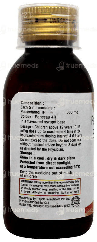 Paralyf 500 Strawberry Flavor Suspension 60ml