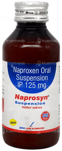 Naprosyn Tutti Frutti Flavour Suspension 100Ml Naprosyn Tutti Frutti Flavour Suspension 100Ml