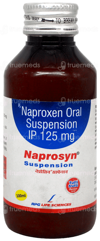 Naprosyn Tutti Frutti Flavour Suspension 100Ml