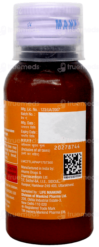 Mefkind Ds Mango Flavour Suspension 60Ml