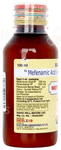 Meftagesic Ds Mango Flavour Suspension 100Ml