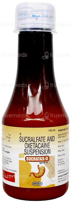 Sucratas O 1Gm/20Mg Suspension 100Ml