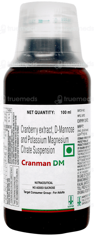 Cranman Dm No Added Sucrose Suspension 100ml