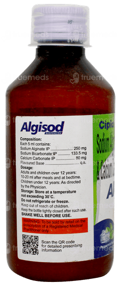 Algisod Peppermint Flavour Sugar Free Suspension 150ml